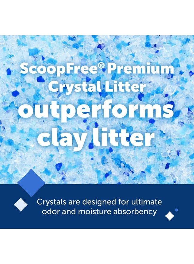 PetSafe Scoopfree Premium Crystal Cat Litter  Outperforms Clay Litter  Less Tracking, Dust For A Fresh Home  NonClumping  Two 4.3 Lb Bags Of Litter (8.6 Lb Total)  Original Blue - Image 2