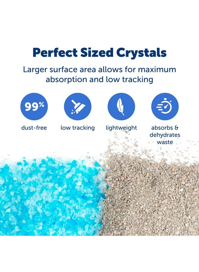 PetSafe Scoopfree Premium Crystal Cat Litter  Outperforms Clay Litter  Less Tracking, Dust For A Fresh Home  NonClumping  Two 4.3 Lb Bags Of Litter (8.6 Lb Total)  Original Blue - Image 3