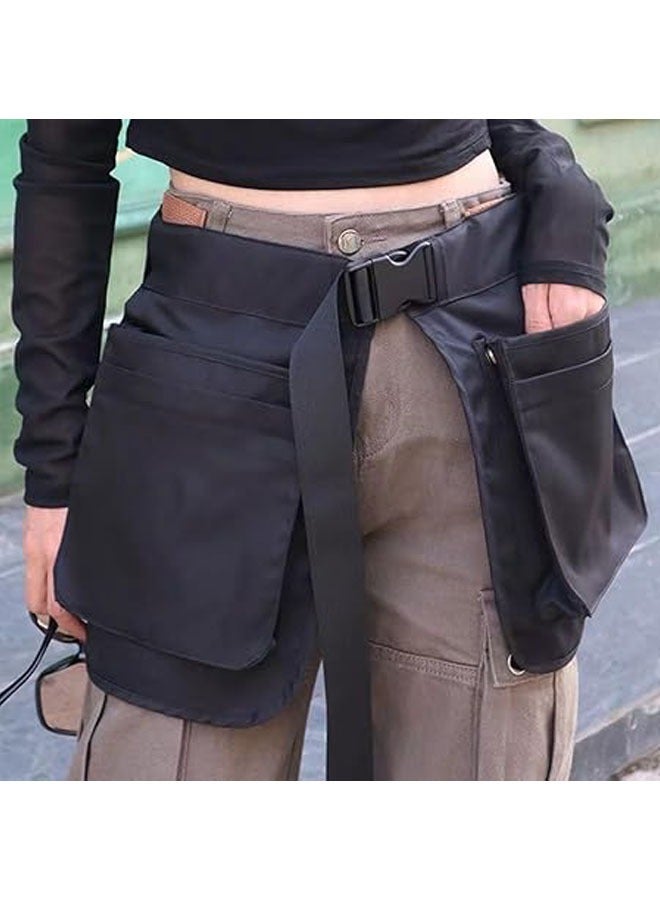 عام حقيبة حدائق مع حزام، مئزر خلفي، حقيبة أدوات، حاملة أدوات، حقيبة عمل، جيب متعدد الاستخدامات، حقيبة خصر للعمل في الحديقة - Image 4