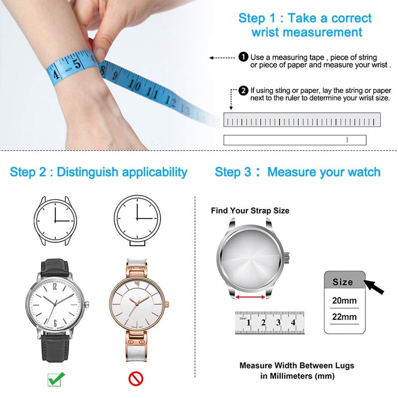 AVOD 20mm Nylon Quick Release Band Compatible with Samsung Galaxy Watch 7 6 5 4 40mm 44mm/Garmin VÃ­voactive 6/5/3/3 Music/Forerunner 570 42mm/55/158/165/245/645/Amazift Active 2/Active/T-Rex 3 Pro 44mm - Image 4