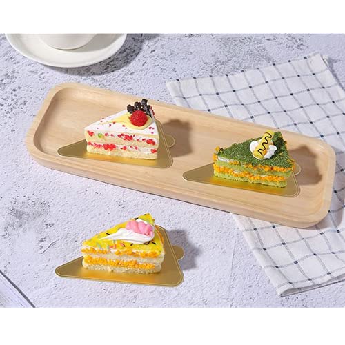 Corkwaw 200Pcs Mini Cake Boards,Triangle Cake Bases,Dessert Displays Tray for Cupcakes, a Centerpiece on a Dessert Table, Cake Slices, Cupcakes, Treats, Cheesecake - Image 5