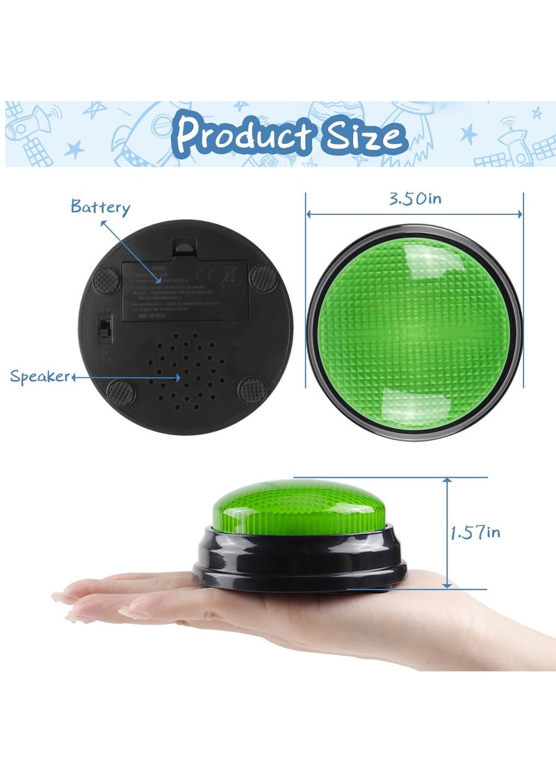 SYOSI - 4 Pack Game Show Buzzers, Answer Buzzers for Classroom, Nteractive Game Buzzer, Great for Trivia Games and Family Game for Kids Ages 4-10 - Image 1