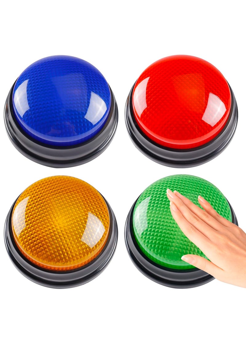 SYOSI - 4 Pack Game Show Buzzers, Answer Buzzers for Classroom, Nteractive Game Buzzer, Great for Trivia Games and Family Game for Kids Ages 4-10 - Image 1