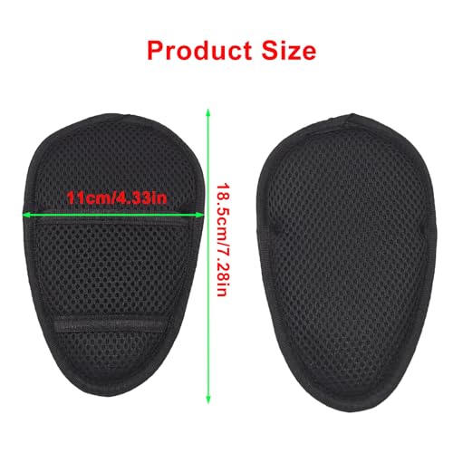 Anglepingping 2 Pack Car Seat Crotch Cushion Universal Cushion Crotch PadsStroller Crotch Pads for Car Seat Pushchair for Comfort Cushion Car Seats CoversBlack - Image 3