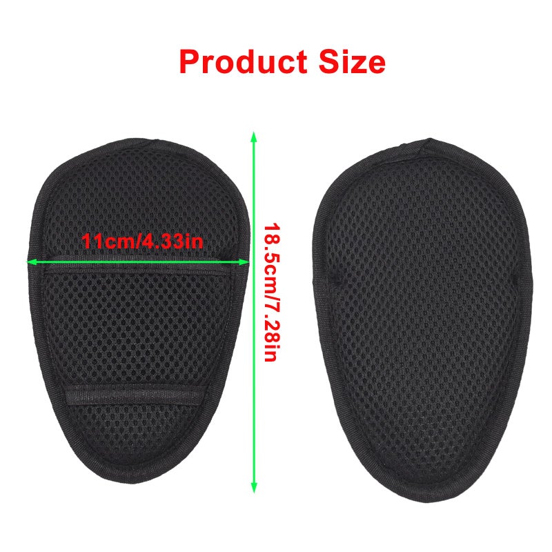 Anglepingping 2 Pack Car Seat Crotch Cushion Universal Cushion Crotch PadsStroller Crotch Pads for Car Seat Pushchair for Comfort Cushion Car Seats CoversBlack - Image 4