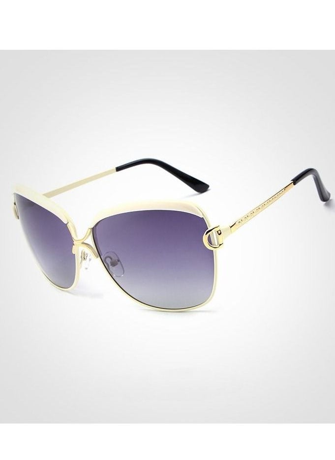 HDCRAFTER - Women's Oversized Frame Polarized UV Imitation Sunglasses - Image 1