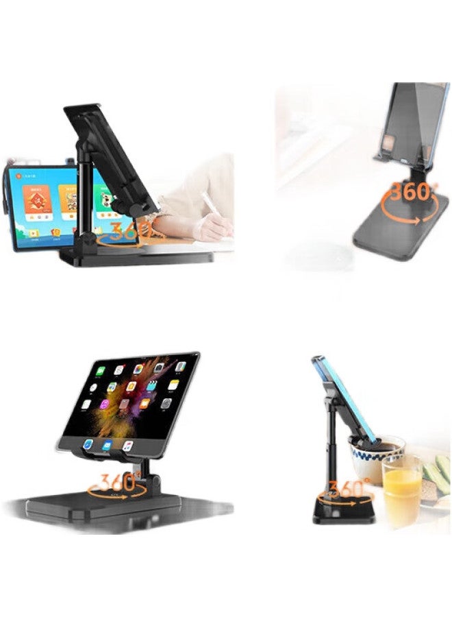 Stiger [Newly Upgraded Base Weight] Phone Stand, Tablet Lazy Desktop Adjustable Rotating Stand, Back-To Essential, Bedside Reading, Online Classes, Postgraduate Entrance Exam, Binge-Watching - Image 1