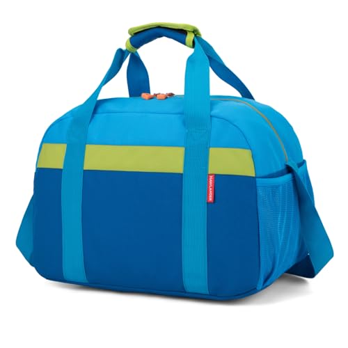HawLander Small Duffle Bag for Kids Boys or Girls Gym Bag for Sports TravelBlue - Image 1