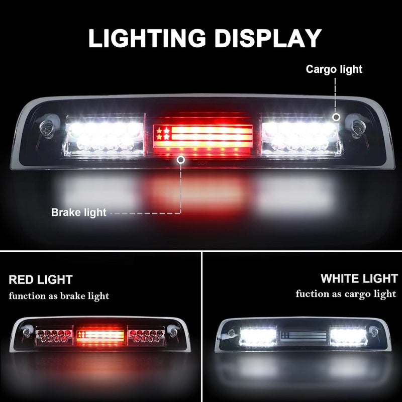 Bomusou Sanzitop LED 3rd Third Brake Light for Dodge Ram 1500/2500/3500 (2009-2017) - Image 5