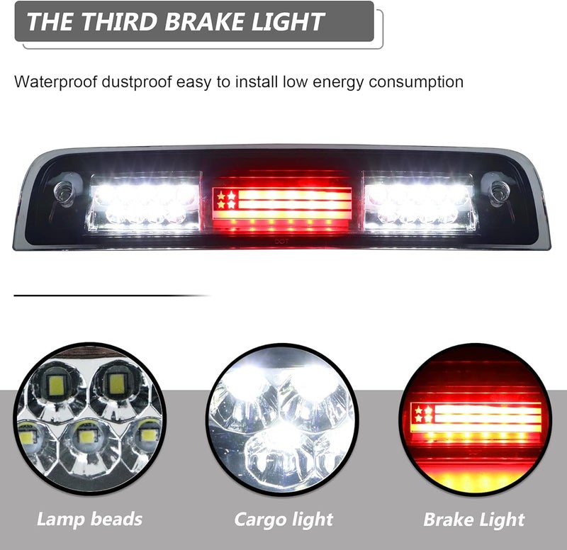 Bomusou Sanzitop LED 3rd Third Brake Light for Dodge Ram 1500/2500/3500 (2009-2017) - Image 3
