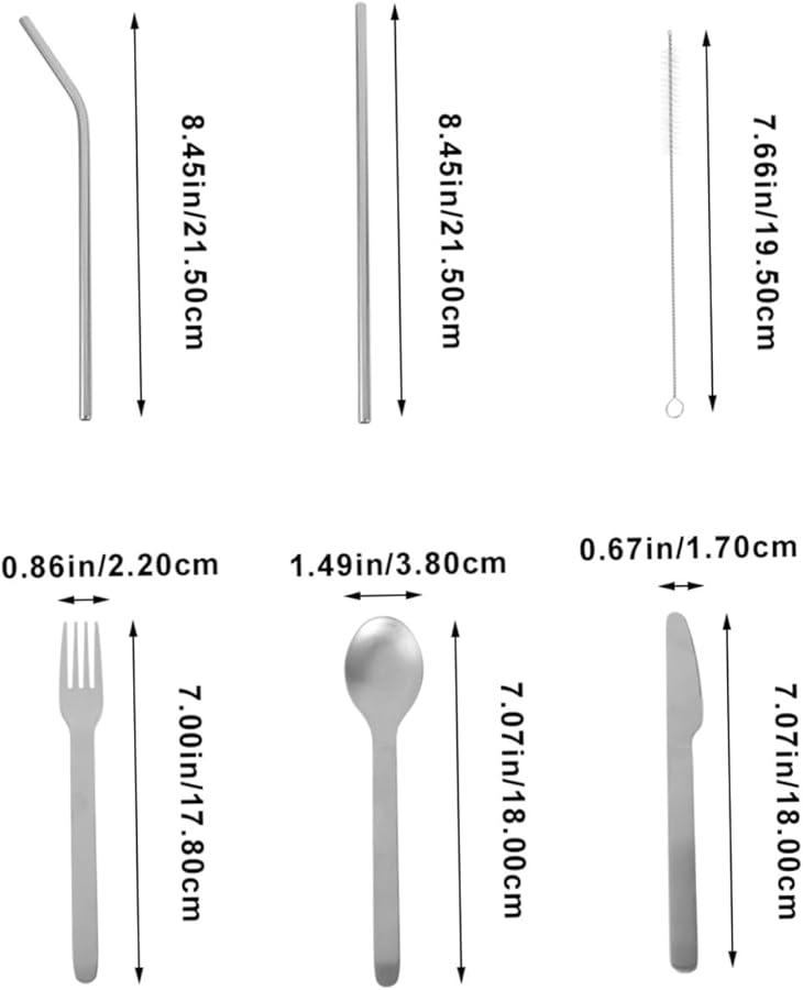 GARVALON Stainless Steel Cutlery Set Portable Dining Utensils For Outdoor Buffet Home Parties - Image 3