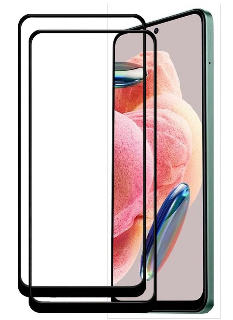 ACLIX 2 Pieces Antistatic ESD Dustproof Premium Quality High Definition Tempered Glass Screen Protector Designed For Xiaomi Redmi Note 12 4G - Image 1