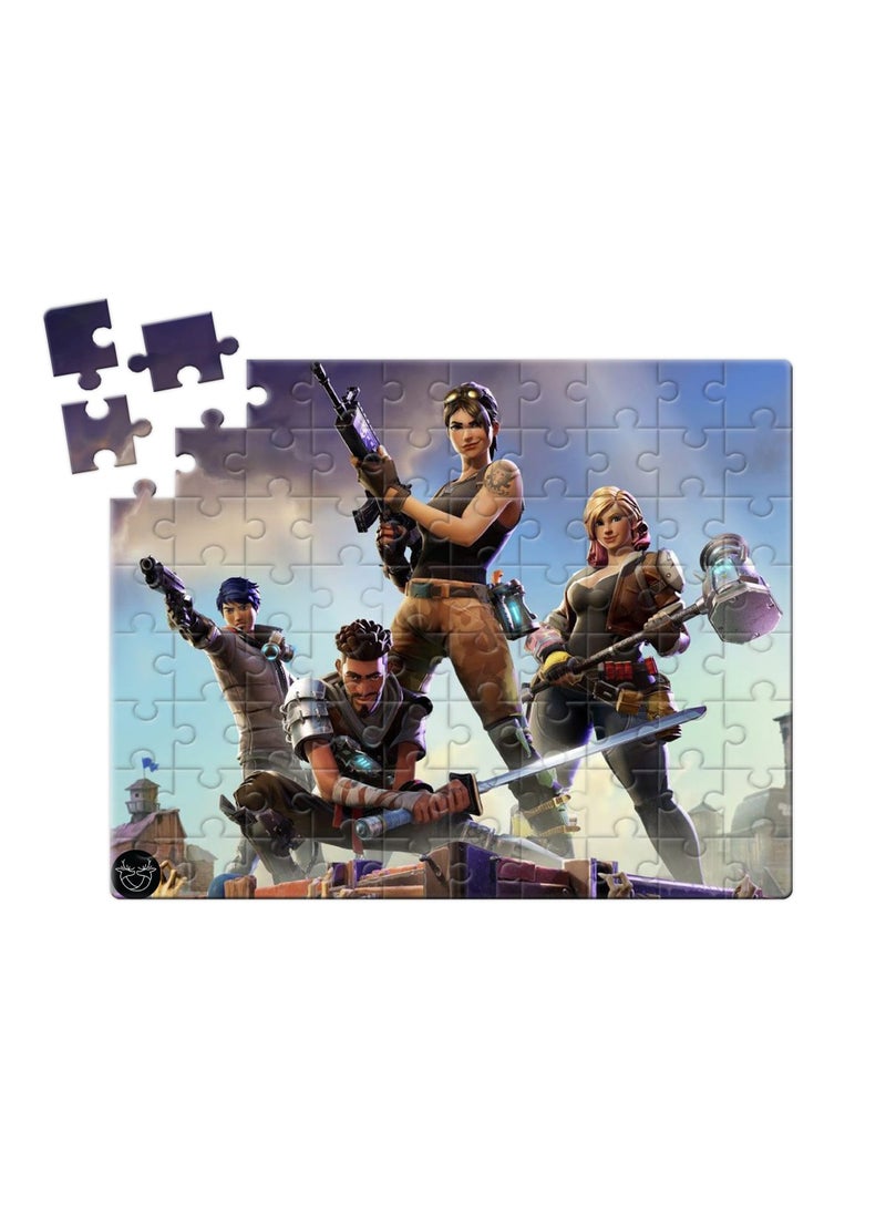 Reeman Design A puzzle printed with the design of the Fortnite game 