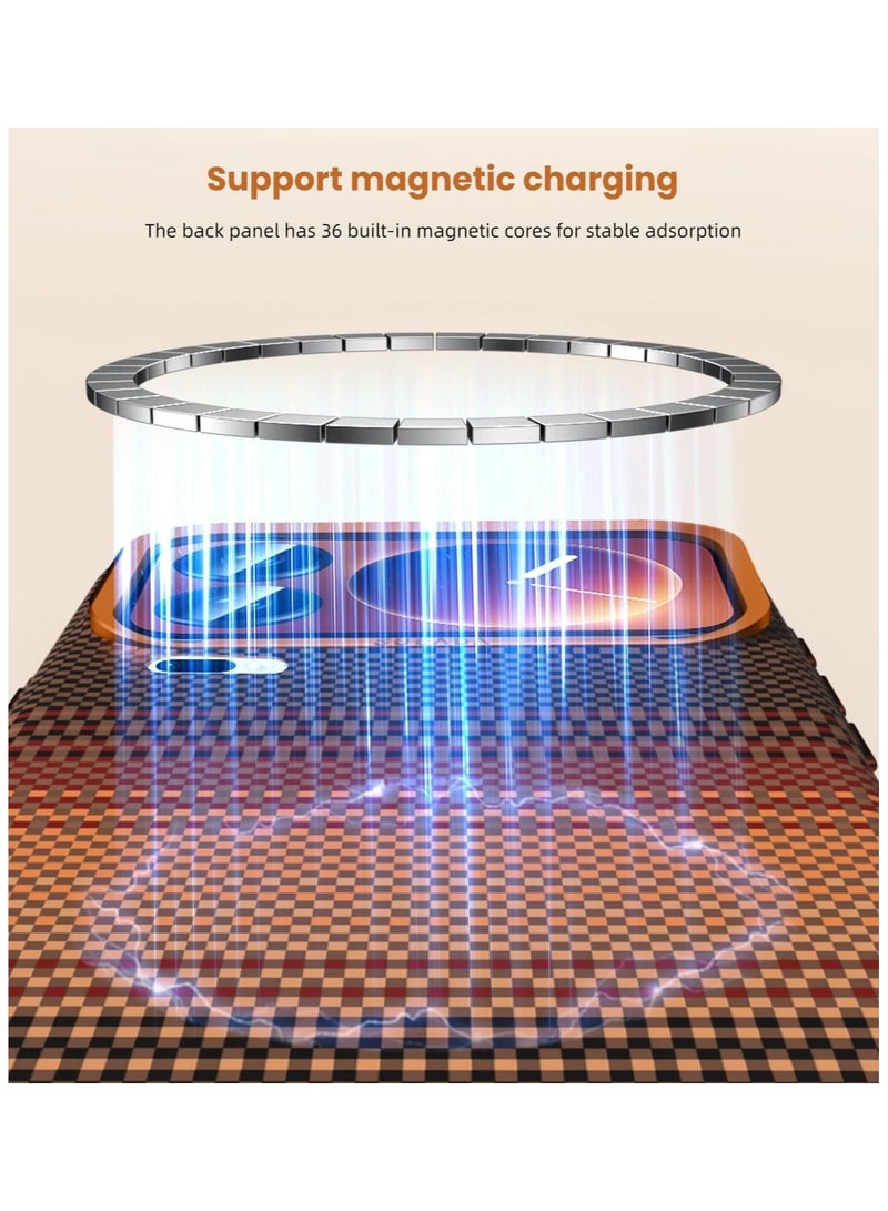 general Magnetic Protective Case Compatible with Xiaomi 17 Pro Max 2025 【Supports Wireless Charging】Lightweight PC Drop Protection Case Carbon Fiber Texture - Image 4