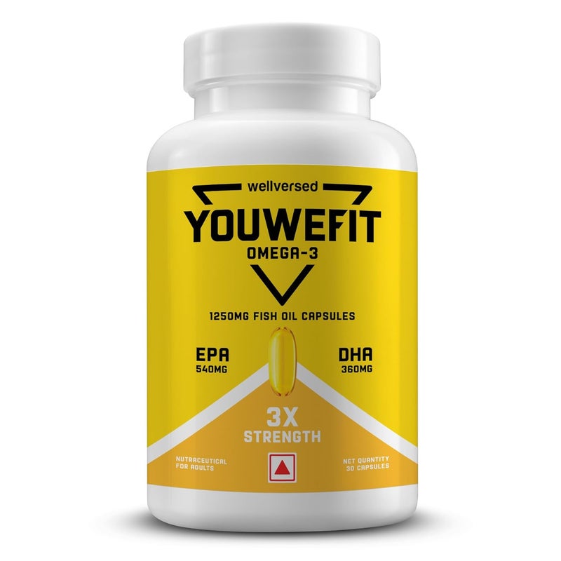 Wellversed YouWeFit Omega Triple Strength (30 caps) - Image 1