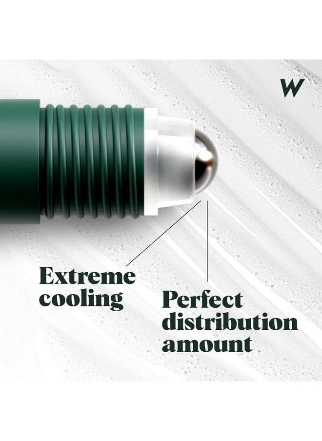 The Wolf Project Wolf Project Under Eye Roller With Caffeine Vitamin C And Peptides Energizing Eye Serum For Dark Circles And Puffiness Fine Lines Wrinkles Gelbased Brightening Eye Cream For Men (15Ml)  - Image 3