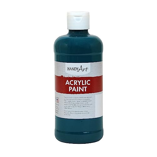 Handy Art طلاء أكريليك للطلاب 16 أونصة، أخضر فثالوي - Image 3