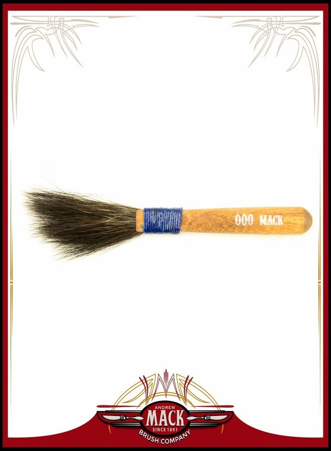 Mack Brush The Original Mack Sword Striping Size 000 Series 10 Blue Squirrel Hair Pinstriping Paint Brush 3/16" Head Width - Image 3