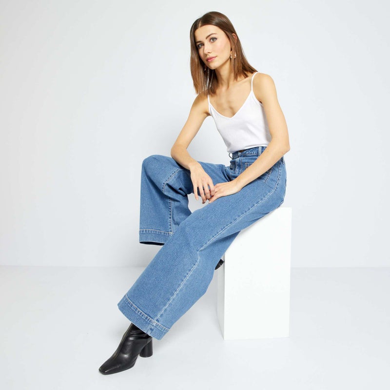 Kiabi spaghetti-strap-top-white - Image 1