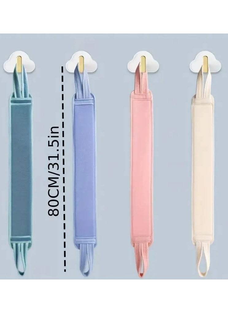 Goolsky 1pcs Back Scrubber For Shower, Double Sided Bath Strip Towel, Soft Body Cleaning Bathroom Accessories  - Image 3