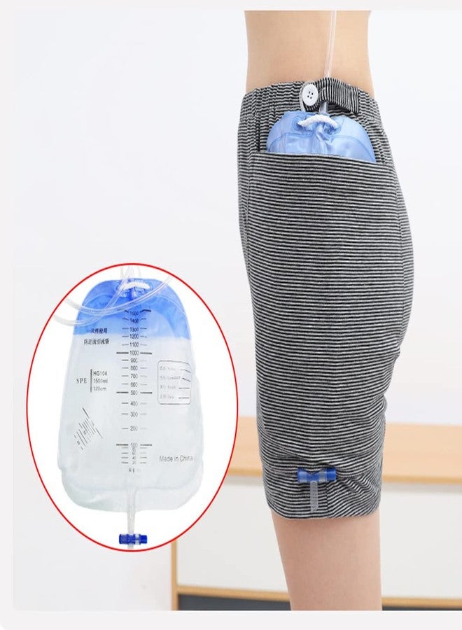Lmaray Urine Bag Pants, Incontinence Care Trousers Catheter Underwear for Elderly, Urinate Drainage Bag Pants Abdominal Surgeries Patient, Ostomy Drainage Bag Care Pants, Incontinence Care Pant - Image 4