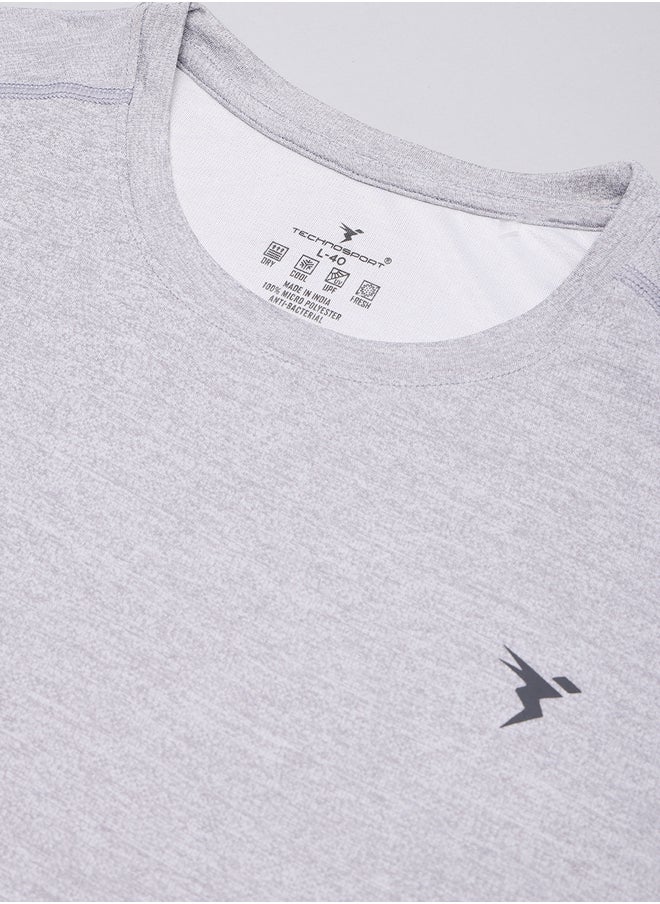 Technosport Melange Short Sleeve Slim Fit T-Shirt  - Image 5