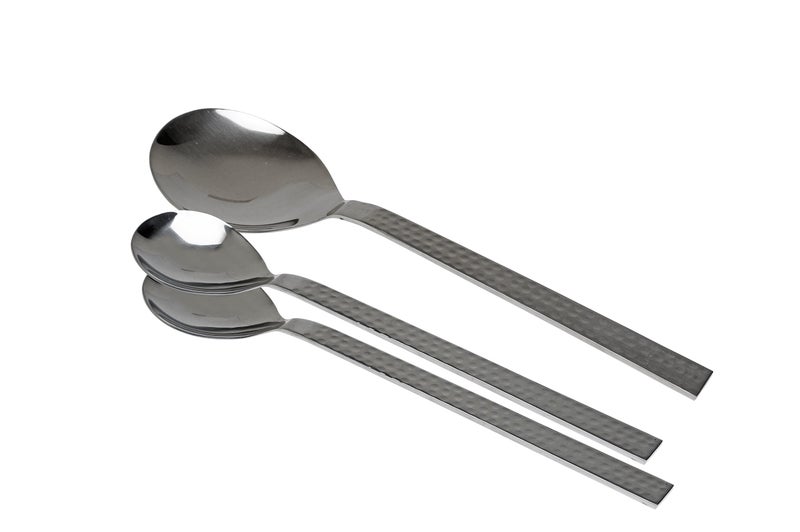 Smartserve Stainless Steel Groove Serving Spoon, Set of 3 pcs - Image 2