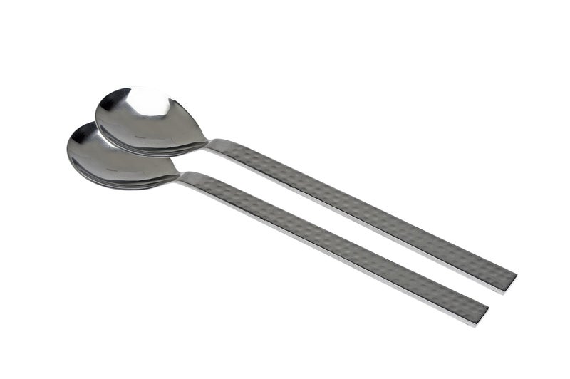 Smartserve Stainless Steel Groove Serving Spoon, Set of 3 pcs - Image 4