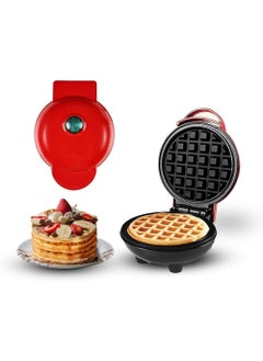 Rock Pow 4" Mini Waffle Maker - Made With Premium Quality Plastic & Non-Stick Coating - Small Pancake Maker For Brownies, Cookies, Quesadillas, Calzones, Hash Browns and Other Foods  - Image 1