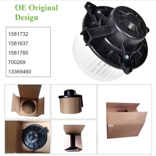 PANNUOSCS Blower Motor 700269 Compatible with 2010-2016 Chevy Cruze 2013-2015 Chevy Malibu 2010-2016 Buick Lacrosse/Regal/Allure 2010-2016 Cadillac SRX 2010-2011 Saab 9-5 Heater Blower Motor Replace#1581637 - Image 5