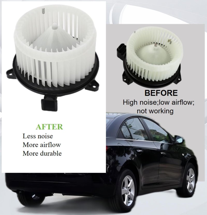 PANNUOSCS Blower Motor 700269 Compatible with 2010-2016 Chevy Cruze 2013-2015 Chevy Malibu 2010-2016 Buick Lacrosse/Regal/Allure 2010-2016 Cadillac SRX 2010-2011 Saab 9-5 Heater Blower Motor Replace#1581637 - Image 4