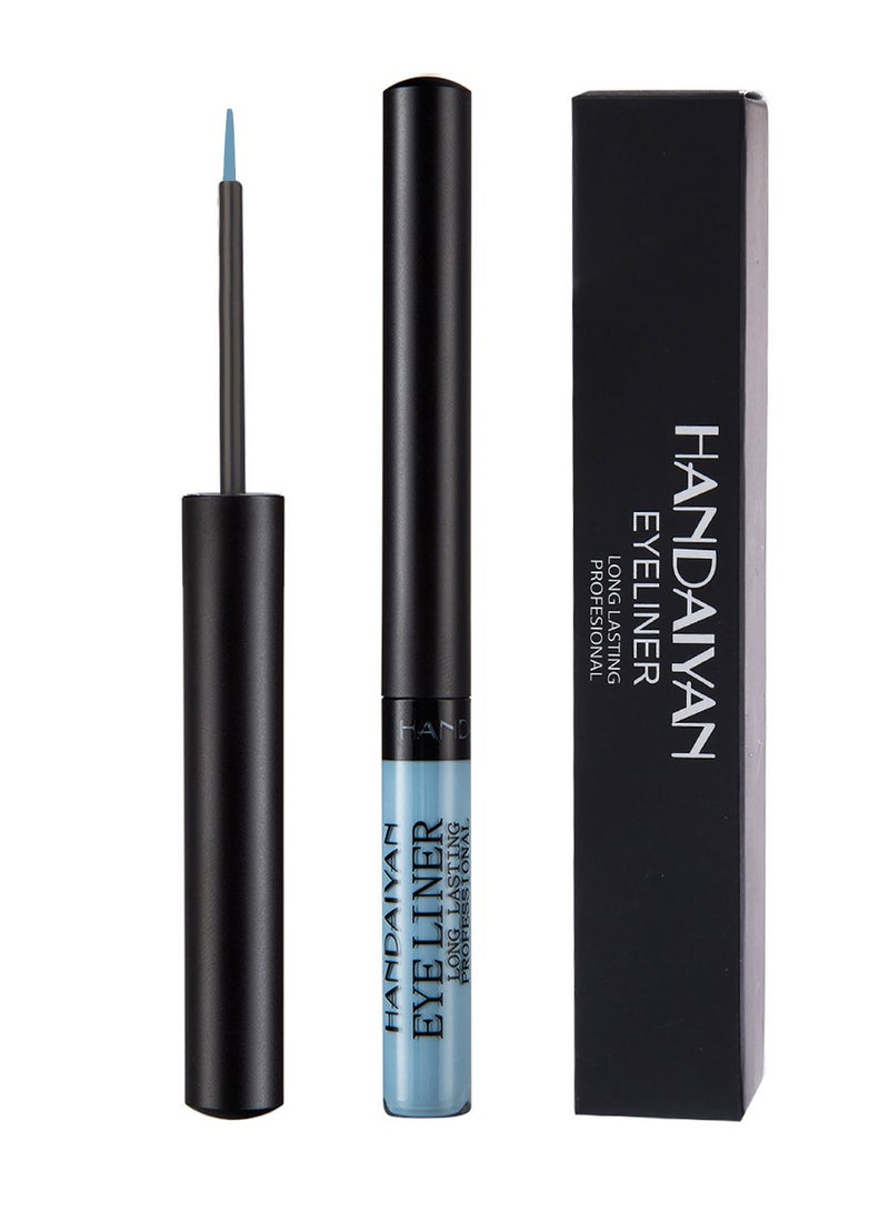 هاندايان محدد عيون مقاوم للماء، محدد عيون سائل، لمسة نهائية غير لامعة، مكياج احترافي، يدوم طويلاً، سريع التلطخ، مقاوم للجفاف الشديد، يبقى طوال اليوم، خط مائي مجنح، نتيجة فورية - Image 1