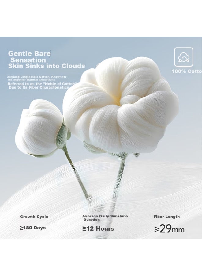 LANG SHA Langsha Women's 100% Cotton Summer Short Sleeve Solid Color Padded Chest Simple Loose Nightdress Homewear Pink - Image 5