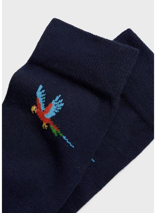 مانجو مان Printed Cotton Socks