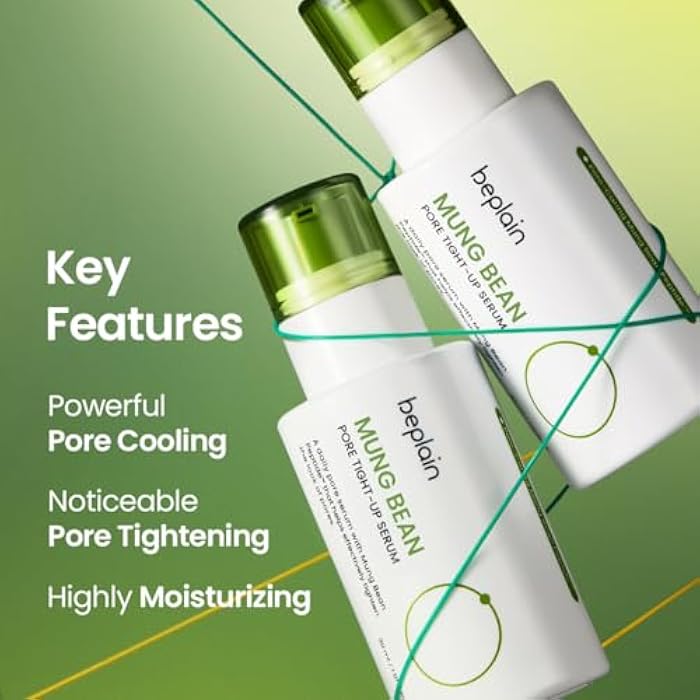 beplain Mung Bean Peptide Soothing Serum (1.69 fl.oz/50ml) | Niacinamide serum | Redness Relief | Hydration | Korean Skincare, For All Skin Types - Image 2