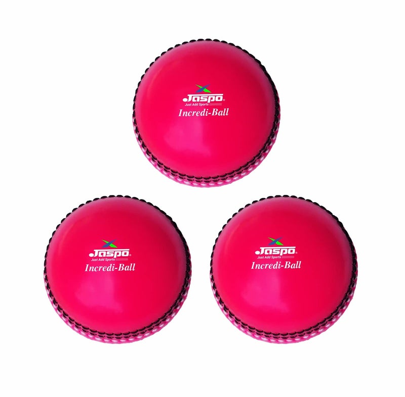 jaspo IncrediBall Soft T20 Cricket Training Balls - Pack of 6 Indoor/Outdoor Play and Cricket Practice (229 cm Circumference), PVC Material, Colour-Pink - Image 5