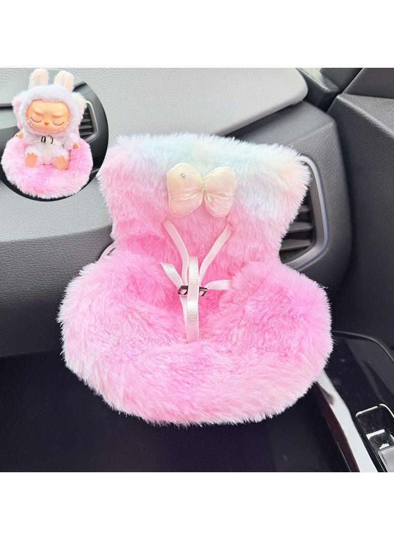 LABUBU Labubu doll safety seat Belle pendant car interior sofa aromatherapy decoration sitting posture LABUBU  - Image 1