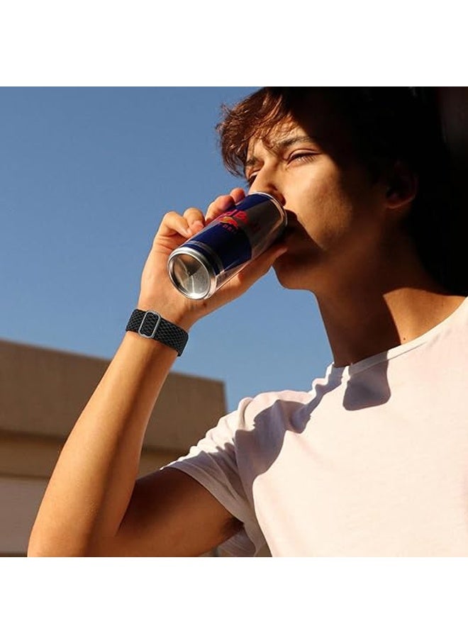 2PCS Braided Solo Loop Compatible with Apple Watch Band 42mm 44mm 45mm 46mm 49mm Women Men, Adjustable Stretchy Bands Elastic Sport Wristbands for iWatch Series 9 8 7 6 5 4 3 2 SE Ultra 2 - Image 4