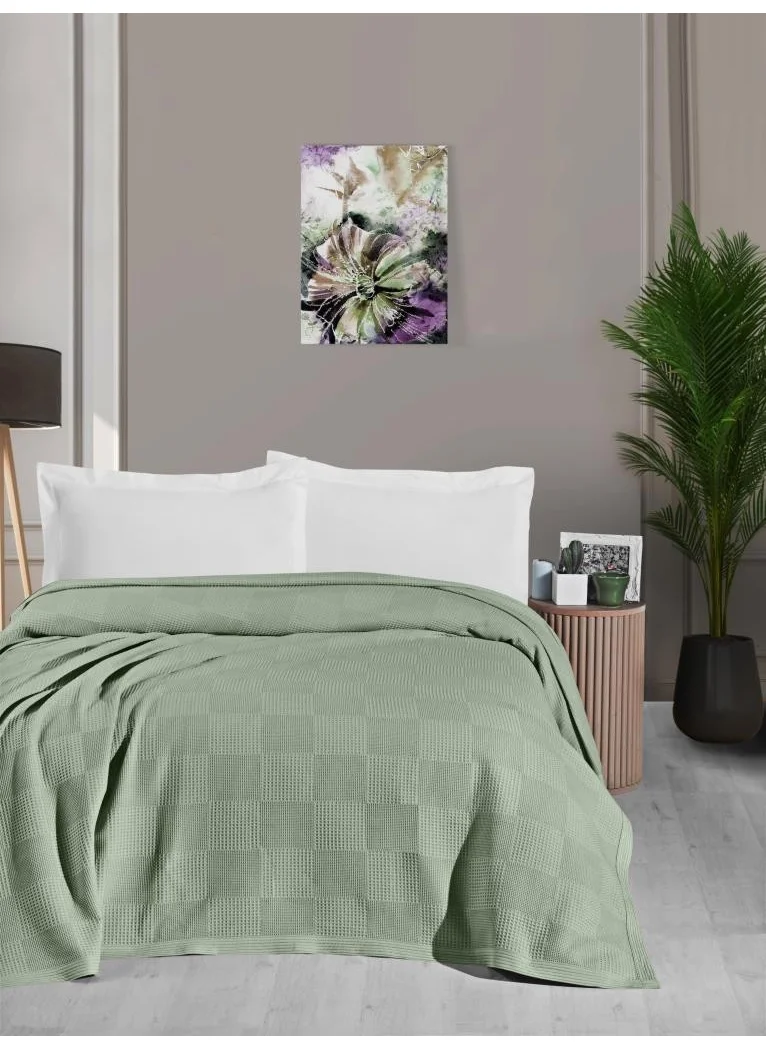 Mulberry Waffle Patterned Pique Waffle Blanket 100% Cotton Thick Yarn Soft Single 170*240