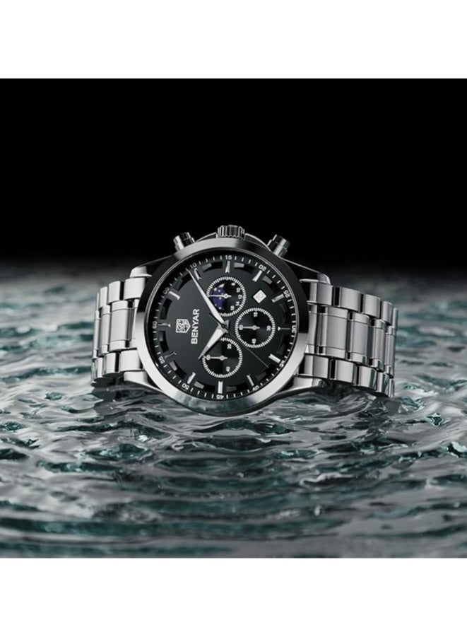 بينيار ساعات رجاليه  كوارتز ضد الماء - Image 4