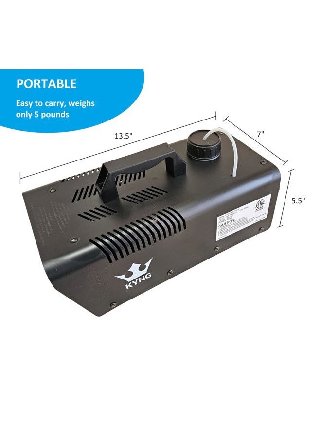KYNG Snow Machine 650W Wired Remote Snow Maker Snowflake Maker for DJ Parties, Christmas, Holidays, Parties - Image 5