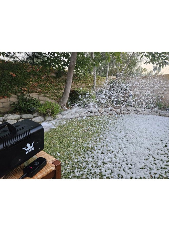 KYNG Snow Machine 650W Wired Remote Snow Maker Snowflake Maker for DJ Parties, Christmas, Holidays, Parties - Image 2