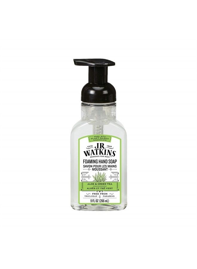 Watkins 20623 9 oz Aloe & Green Tea Scent Foaming Hand Soap - Image 1