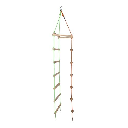 BOFFLE Rope Ladder for Kids | Climbing Stairs for Kids | Wooden Scales for Kids for Physical Activity | Indoor Outdoor Games for Kids for 3 to 10 Years - Image 1
