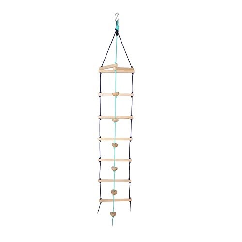 BOFFLE Rope Ladder for Kids | Climbing Stairs for Kids | Wooden Scales for Kids for Physical Activity | Indoor Outdoor Games for Kids for 3 to 10 Years - Image 2
