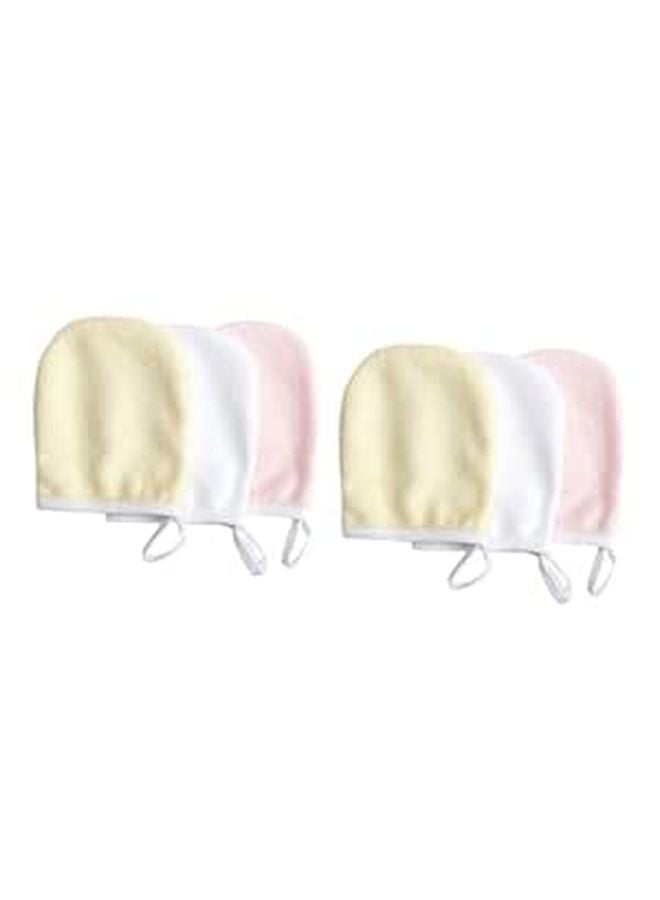 Reusable Makeup Removal Towel 6pcs Soft Face Wash Pads Deep Pore Cleaning Random Color - Image 1