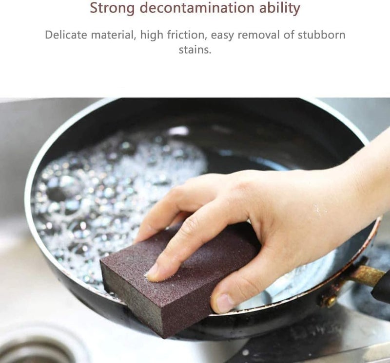 MXM Cleaning and Rust Remover Magic Scrub Sponge, Carborundum Scouring Pad, All-Purpose for Kitchen, Dishes, Pots, Pans, Outdoor, 5/10pcs (10, Scrub Sponge) - Image 3