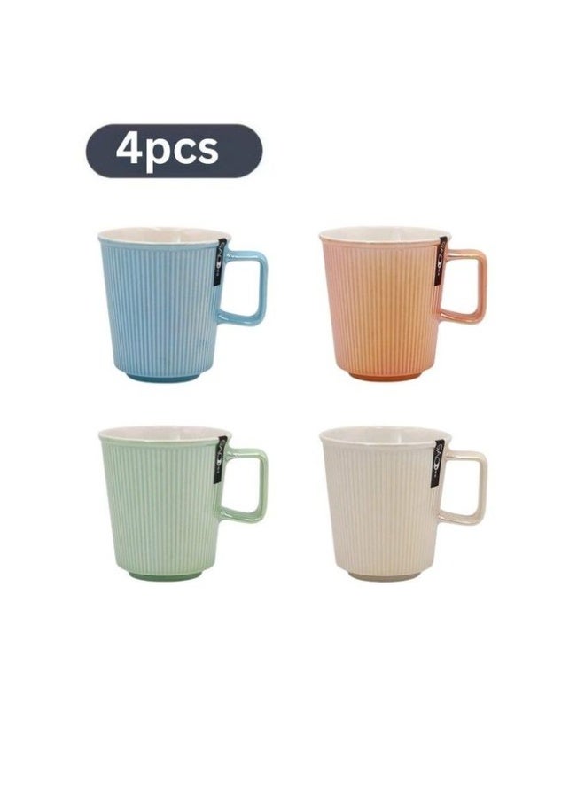 Lotus Porcelain coffee mug - Bundle of 4 colors mugs  - Image 1