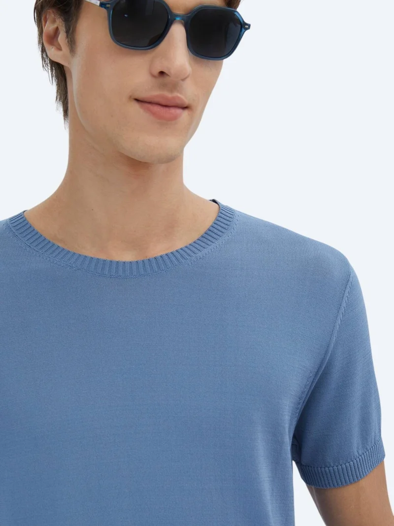 Kip Light Blue Knitwear