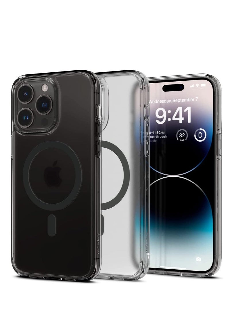 ELTRAZONE Ultra Hybrid Mag Designed for Apple iPhone 14 Pro Max Case - Frost Black - Image 1